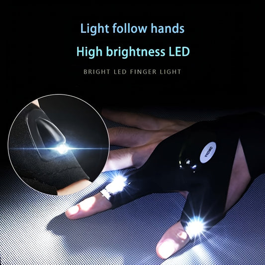 LED Flashlight Gloves | 1/2pcs |